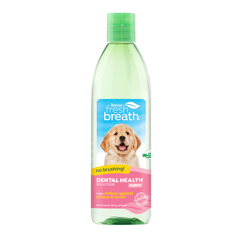 Tropiclean Fresh Breath Dental Health Solution Puppy 473mL