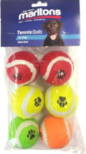 6 Pack Tennis Balls for Dogs