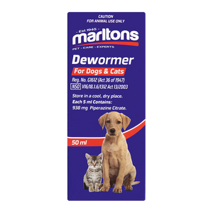 Marltons Dewormer For Dogs & Cats 50ml (10 Packets)