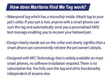 Marltons Find me tag