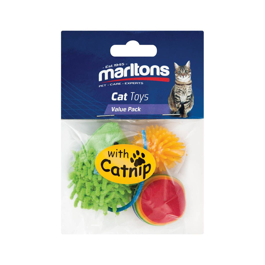 Marltons Value Pack Cat Toys Small