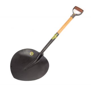 Lasher Shovel – Pit Pan No.2 (Wood Shaft, Metal Hilt 400mm x 400mm)