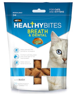 VetIQ Healthy Bites Breath & Dental For Cats & Kittens (8 Packets)