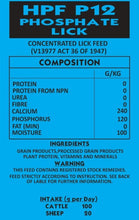 Lick P12 Phosphate no Diatoms Meal 25kg