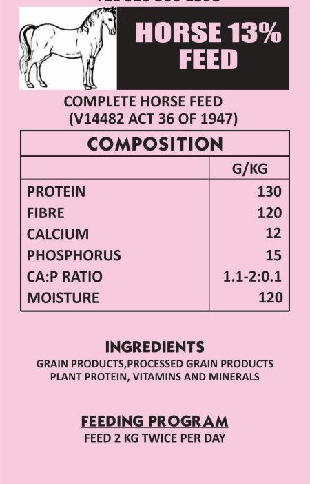 Horse 13% Ration Meal 40kg