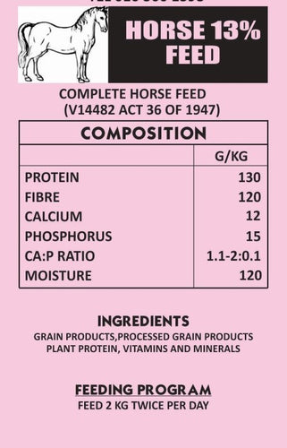 Horse Feed 13% Ration Pellets 40kg