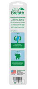 TropiClean Fresh Breath Triple Flex Toothbrush for dogs