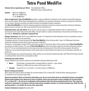 Tetra Pond MediFin (Prices from)