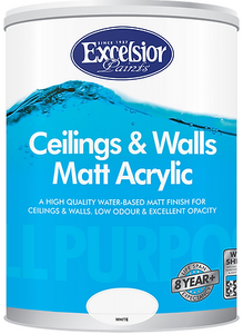 Excelsior All Purpose Ceilings & Wall Matt Acrylic (Prices From)