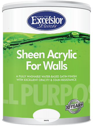 Excelsior All Purpose Sheen Acrylic For Walls (Prices From)