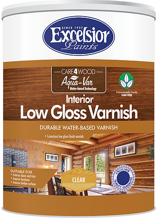 Excelsior Aqua-Var Interior Low Gloss Varnish (Prices From)
