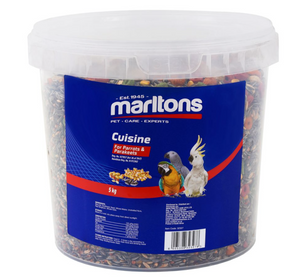 Marltons Parrot Cuisine 5Kg - Bucket