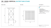 JoJo Vertical Water Tank Stands (Supplied in a self-assemble kit)